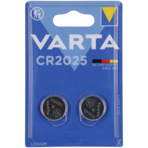 VARTA CR 2025 ELECTRONICS BLISTER 2