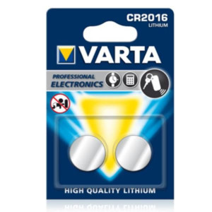 VARTA CR 2016 ELECTRONICS BLISTER 2